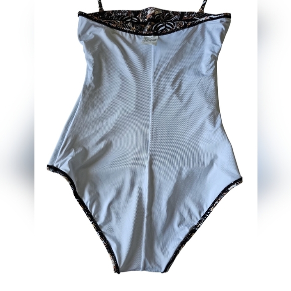 PHAX one piece Swimsute removable straps Tummy control zibra-tiger print M/34 - Picture 6 of 10